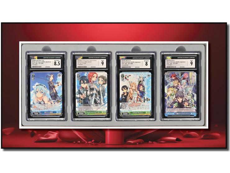 這是一場致敬現象級神作《刀劍神域 (Sword Art Online)》十周年里程碑的華麗視覺盛宴。本套組精選四枚《黑白雙翼》SAO 十周年專屬紀念卡牌，在精緻的日系賽璐璐畫風與優異的品相交織下，將主角群的深刻羈絆、校園的青春守護與熱血的群像征途，昇